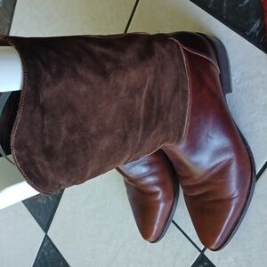 🤠 Zodiac Men's Leather Western Boots Size 10.5 🤠